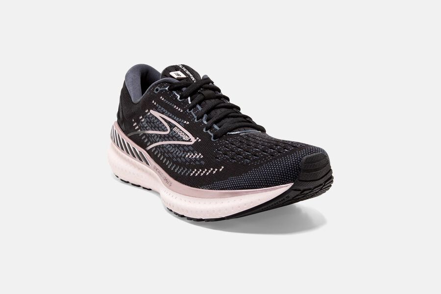 Brooks Glycerin Gts 19 Road Loopschoenen Dames - Zwart/Roze - 890532BAJ